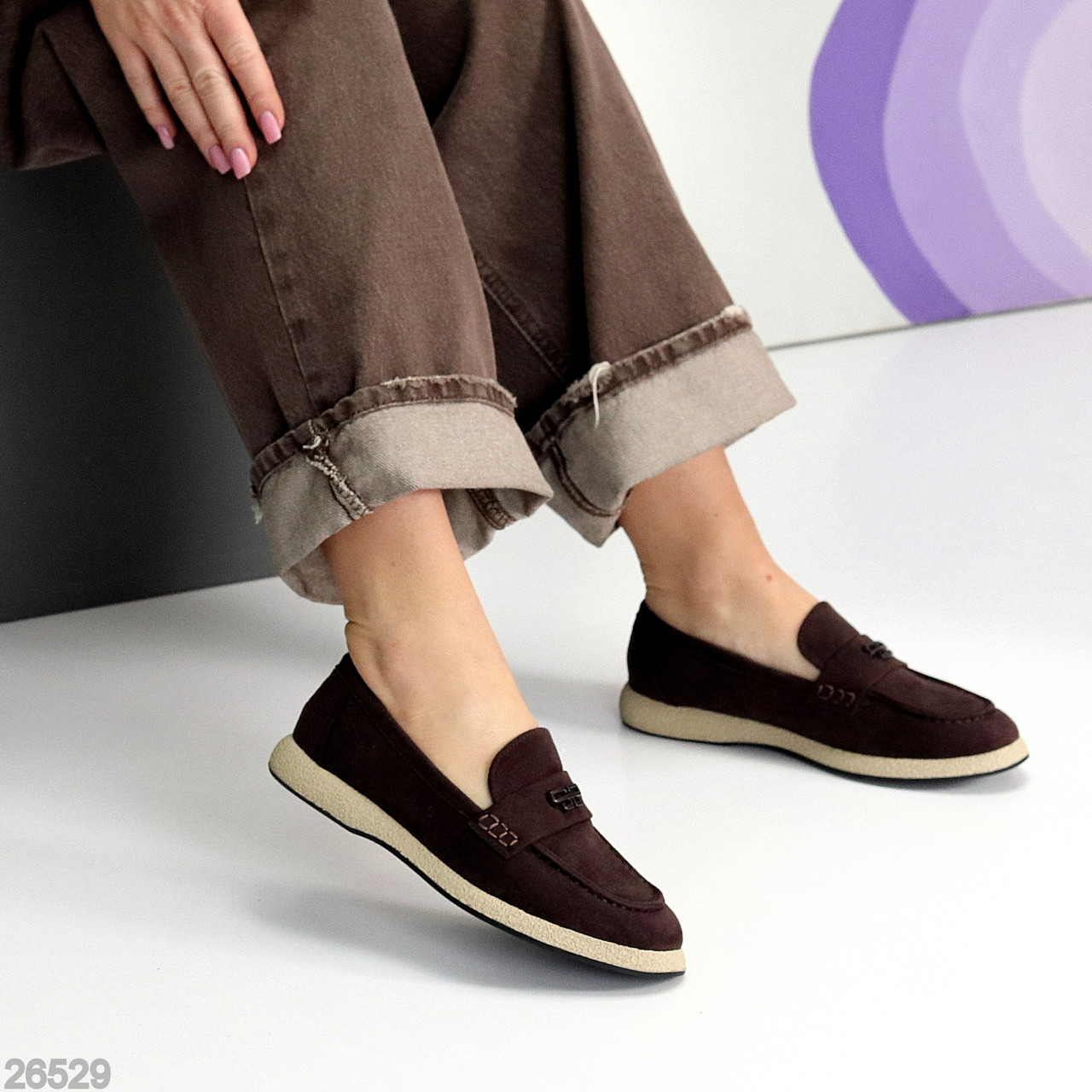 Бежеві кеди casual flex